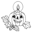 Laminas para colorear de calabazas para halloween